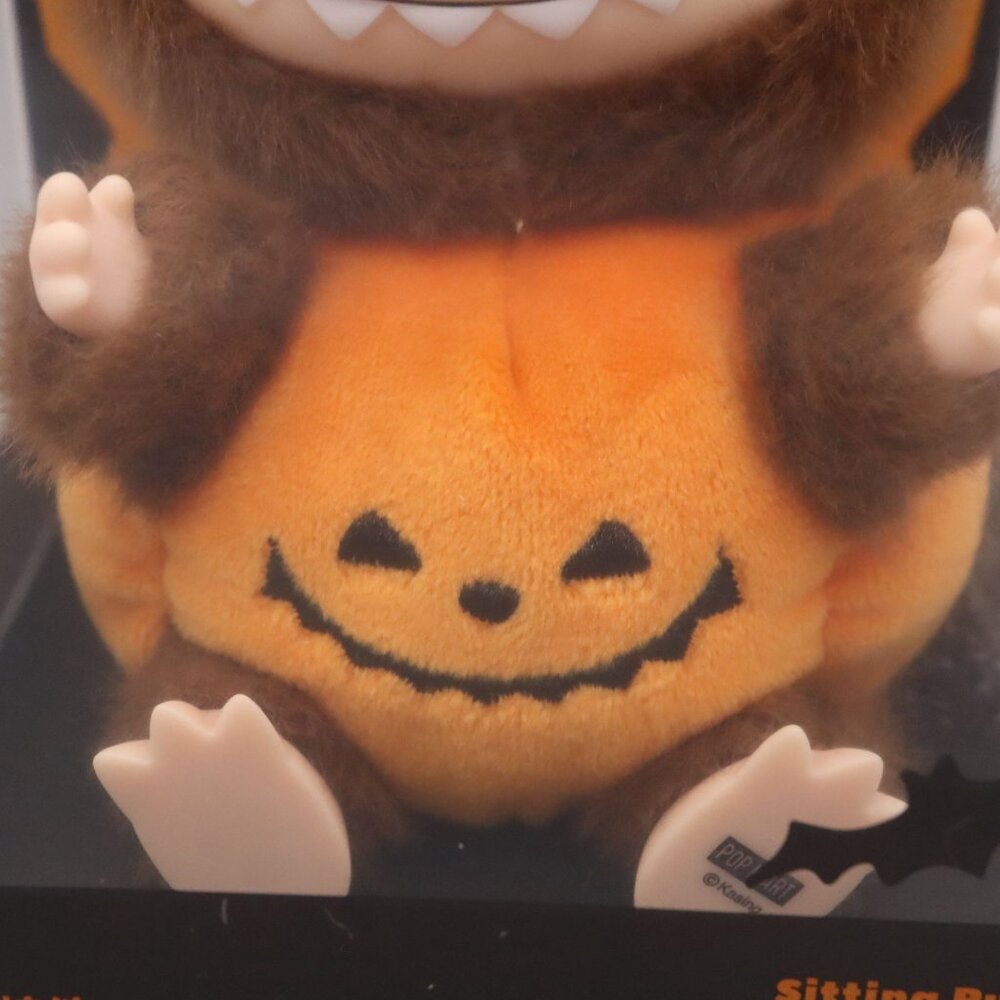 Authentic Halloween Labubu Sitting Pumpkin Limited Edition Pop Mart US Seller - Picture 3 of 7